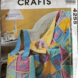 Vintage McCall's 4255 Bag Quilt Blanket UNCUT